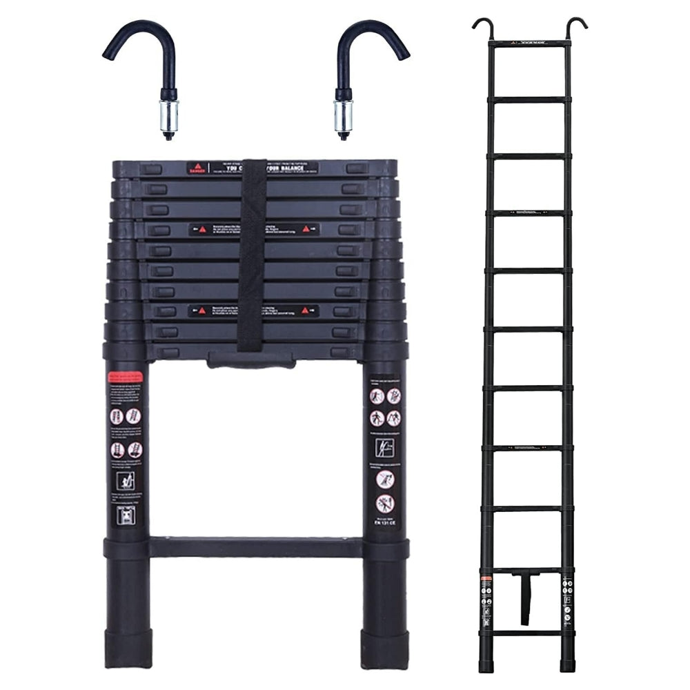 Annie’s Fashion Heavy Duty Telescopic Roof Access Ladder with Roof Hook