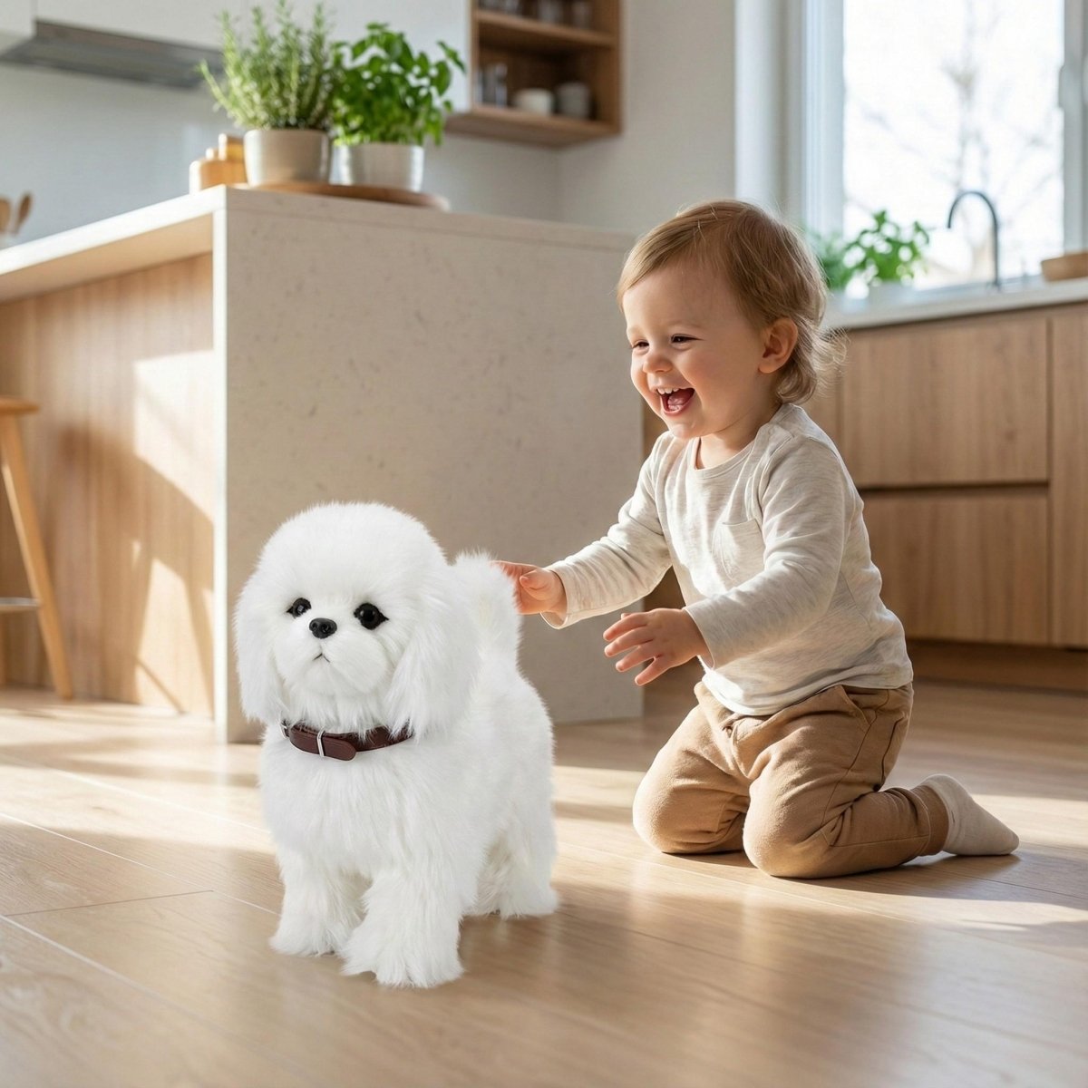 Annies-fashion – Interactive Robot Puppy | Realistic Walking & Barking Toy for Kids