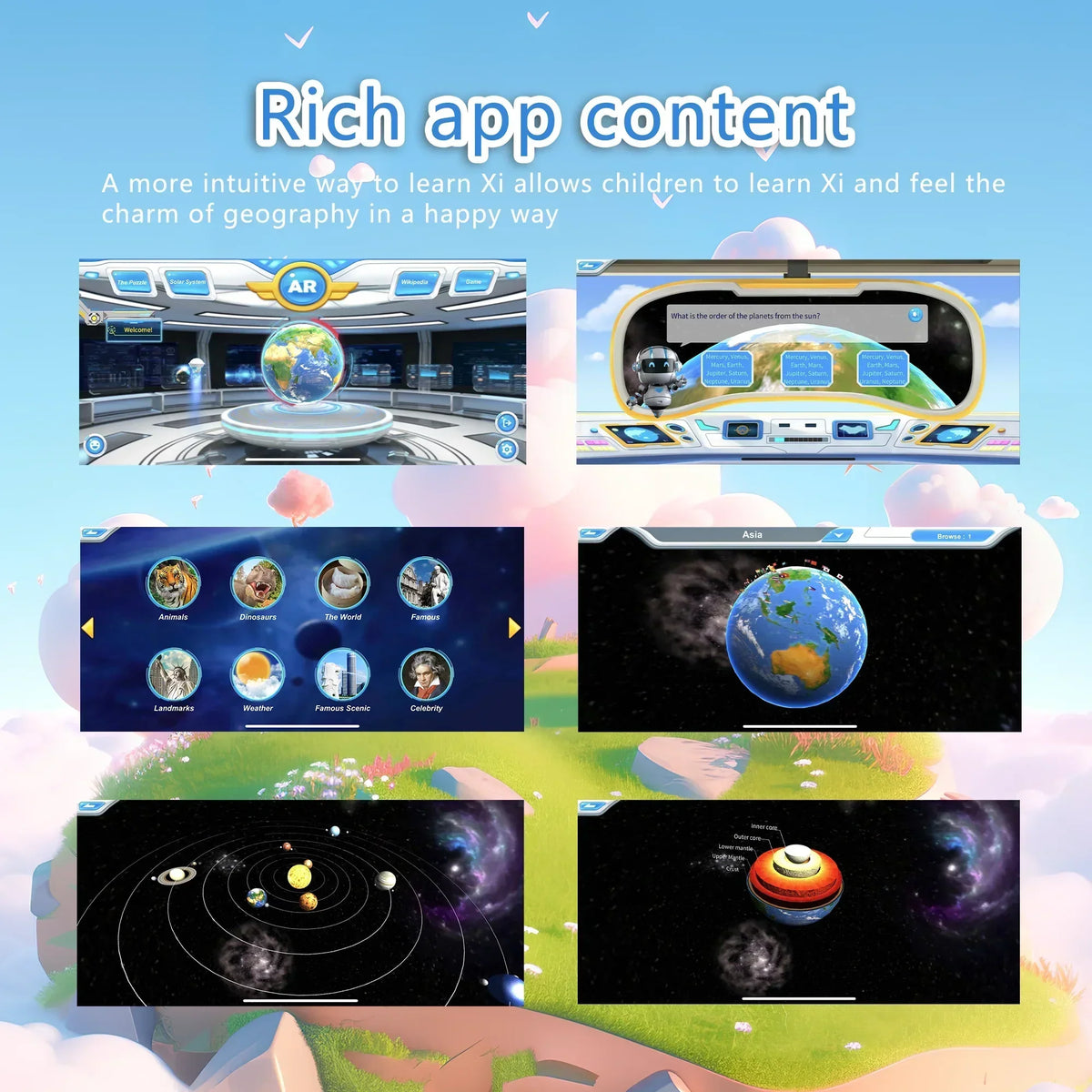 Interactive World Globe with AR and Light