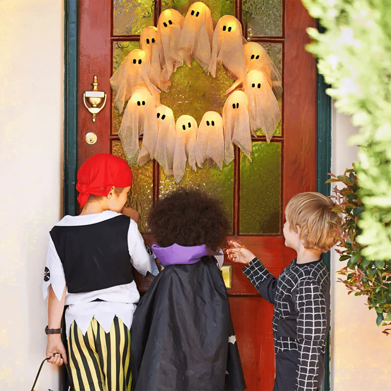 Annies-fashion – Eerie Illuminated Halloween Wreath