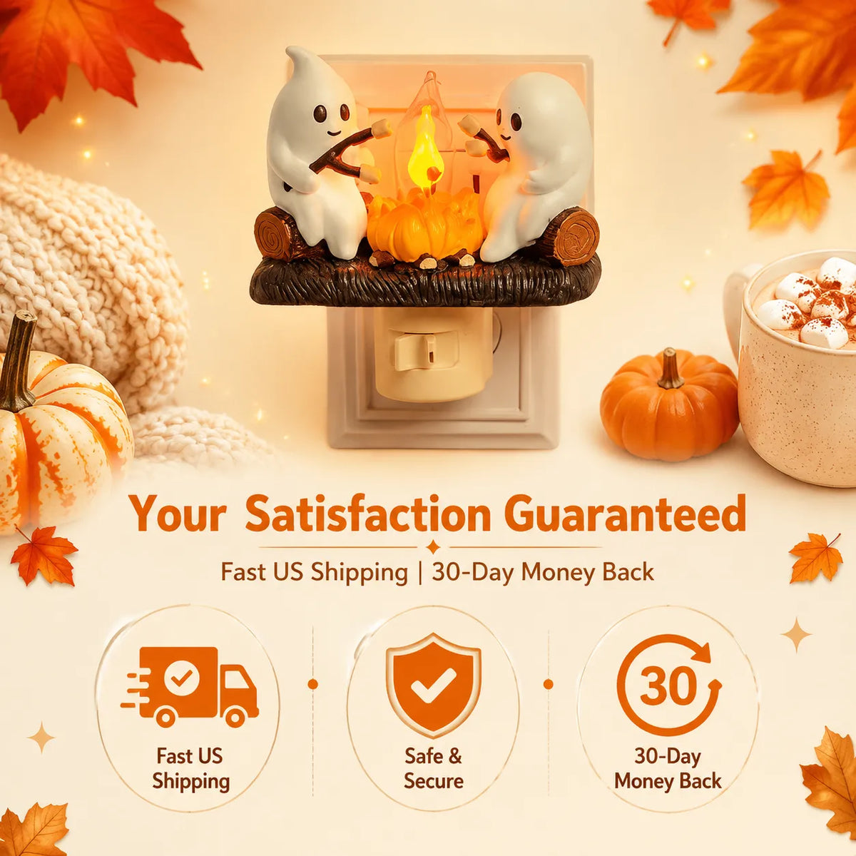Annies-fashion – Cozy Halloween Campfire Night Light