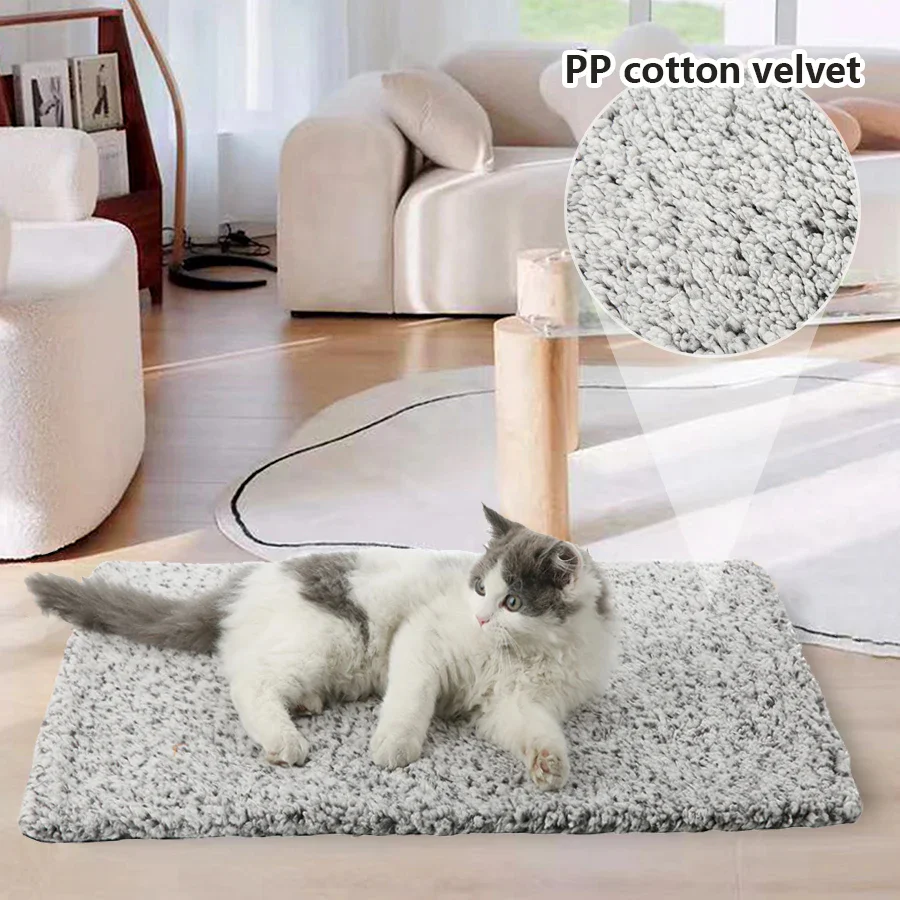 Annie’s Fashion Non-Electric Heating Pad for Cats & Dogs – Washable Self-Warming Pet Mat