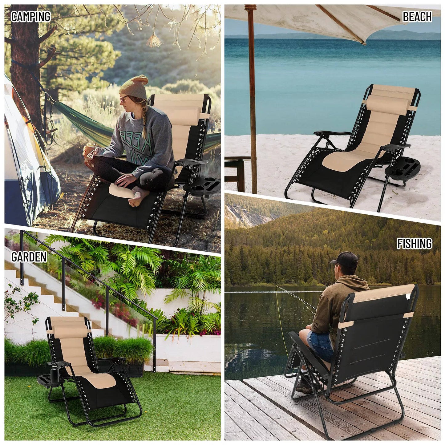 Annie’s Fashion Outdoor Zero Gravity Chair