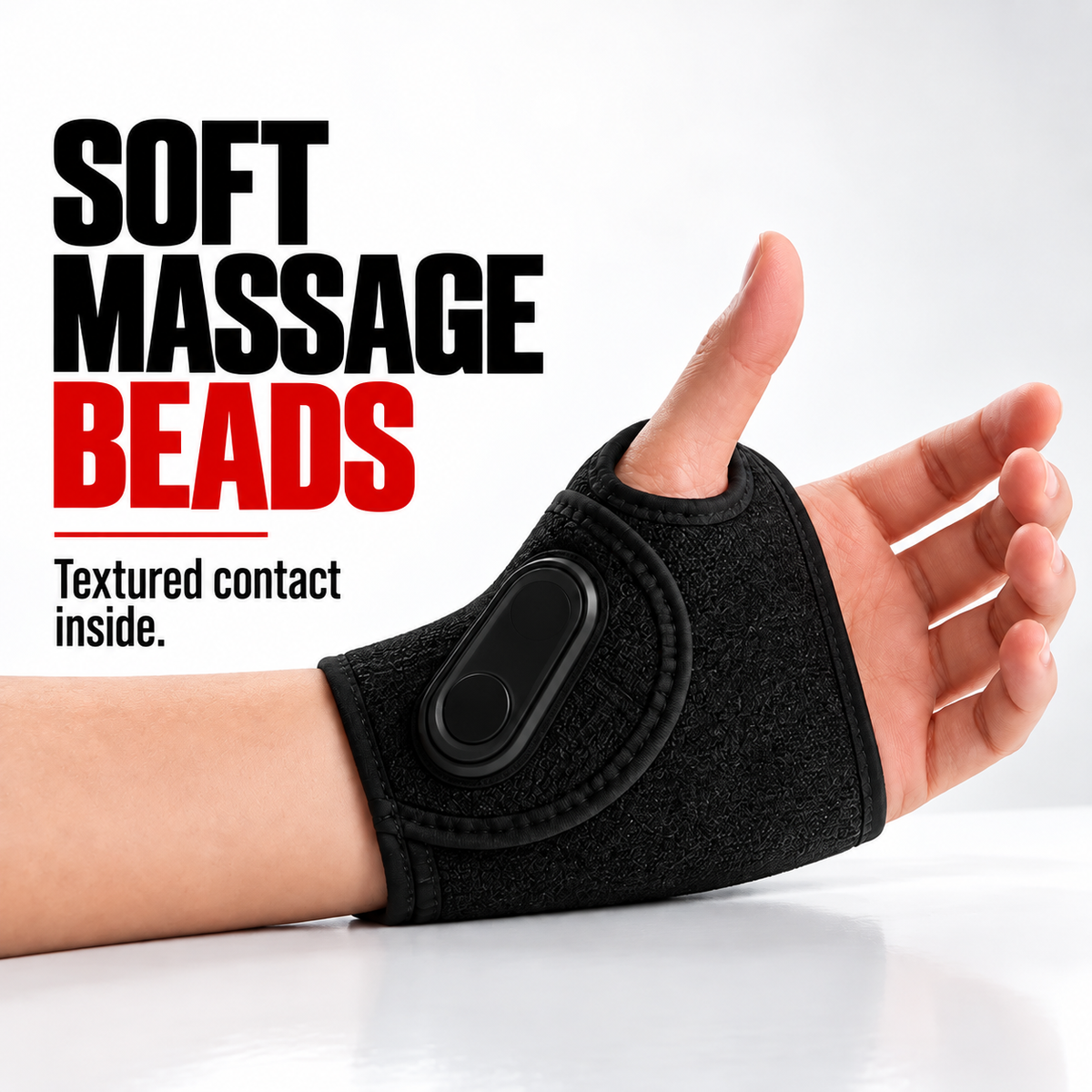 Adjustable Wrist Support Brace with Massage Beads