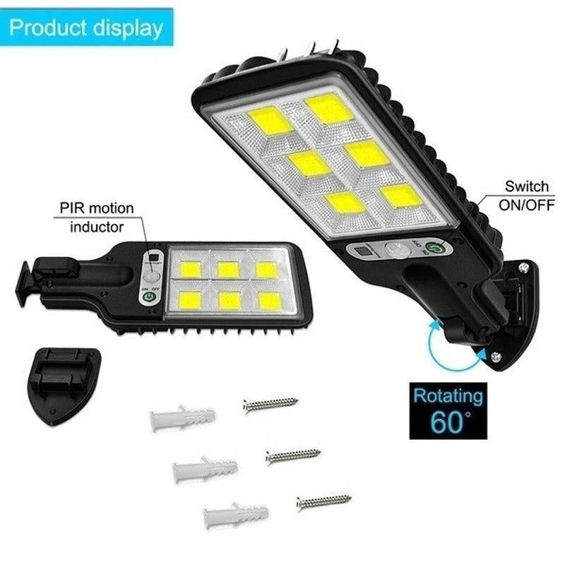 Annie’s Fashion 3PCS Outdoor Solar Wall Light LED Motion Sensor