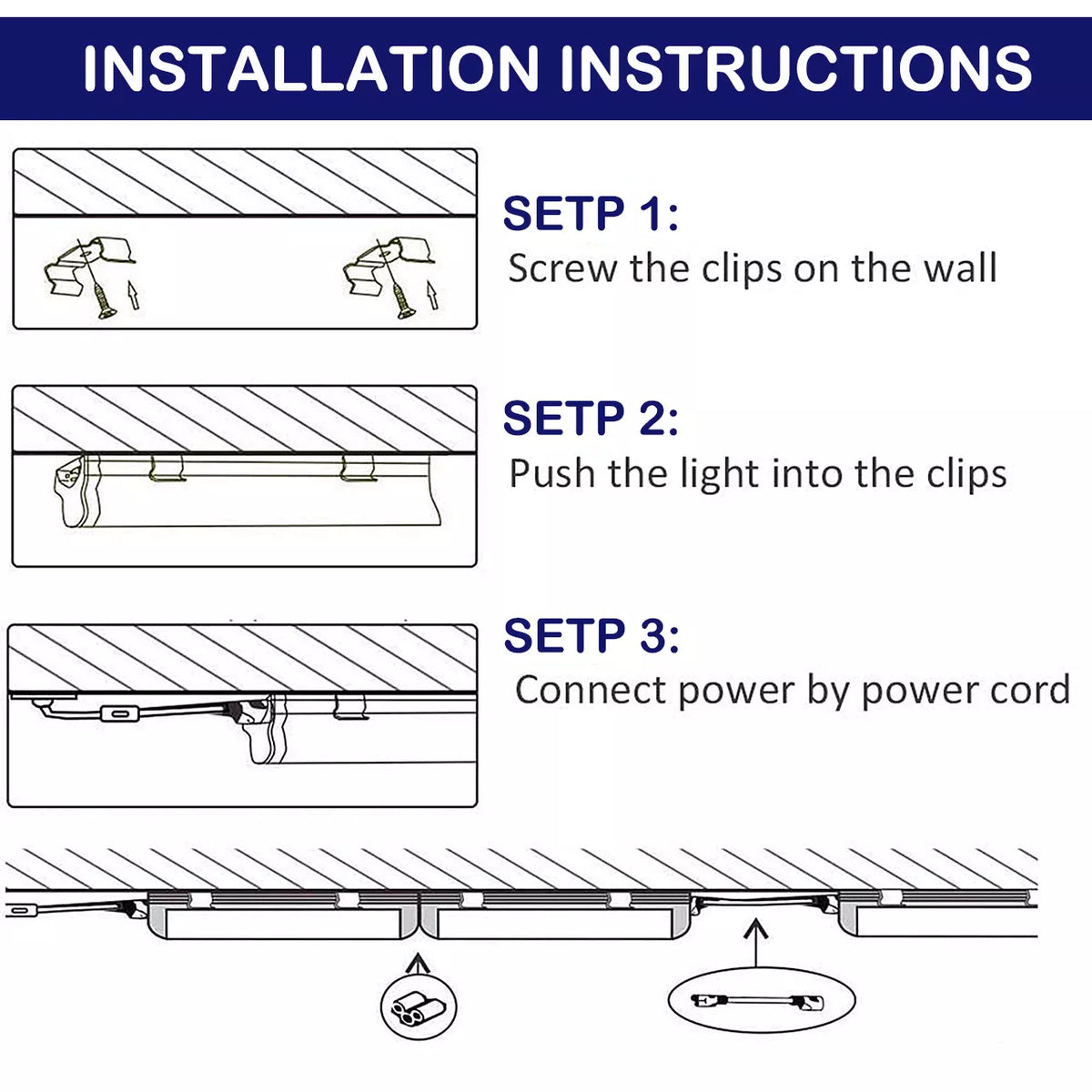 Annie’s Fashion 4FT 6 Pack LED commercial Light