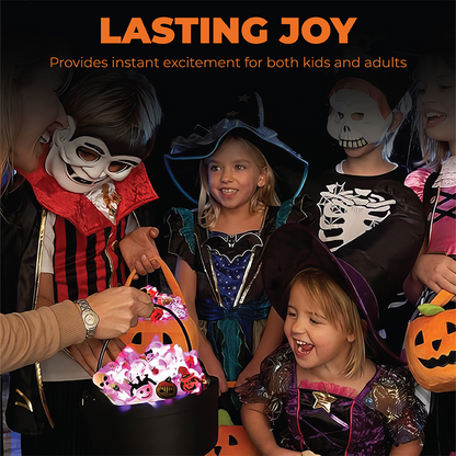 Annies-fashion – Halloween Glow Rings Party Pack - 50 Pcs