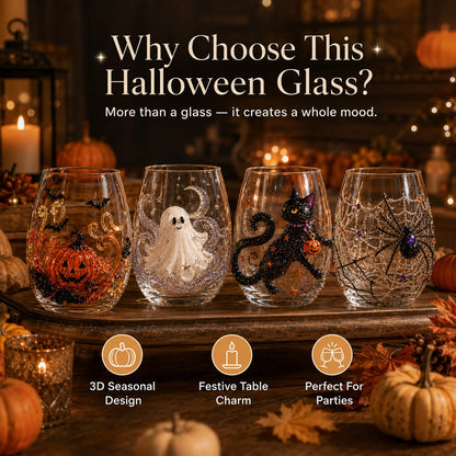 Annies-fashion – Artisan Halloween Drinking Glass