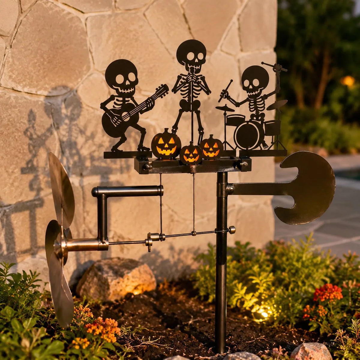 Annies-fashion – Handmade Kinetic Skeleton Wind Spinner