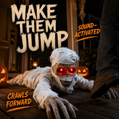 Annies-fashion – Glowing Red Eyes Crawling Horror Mummy