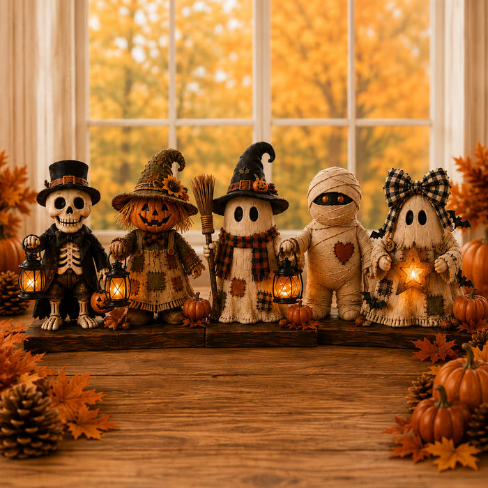 Annies-fashion – Rustic Halloween Shelf Sitter Set