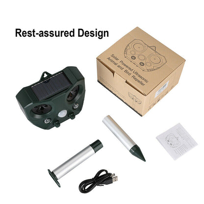 Annie’s Fashion Ultrasonic Bird + Pest Repeller Solar Powered - Long Range