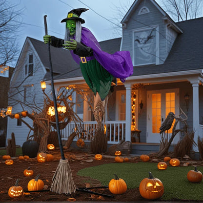 Annies-fashion – Flying Broom Halloween Decor