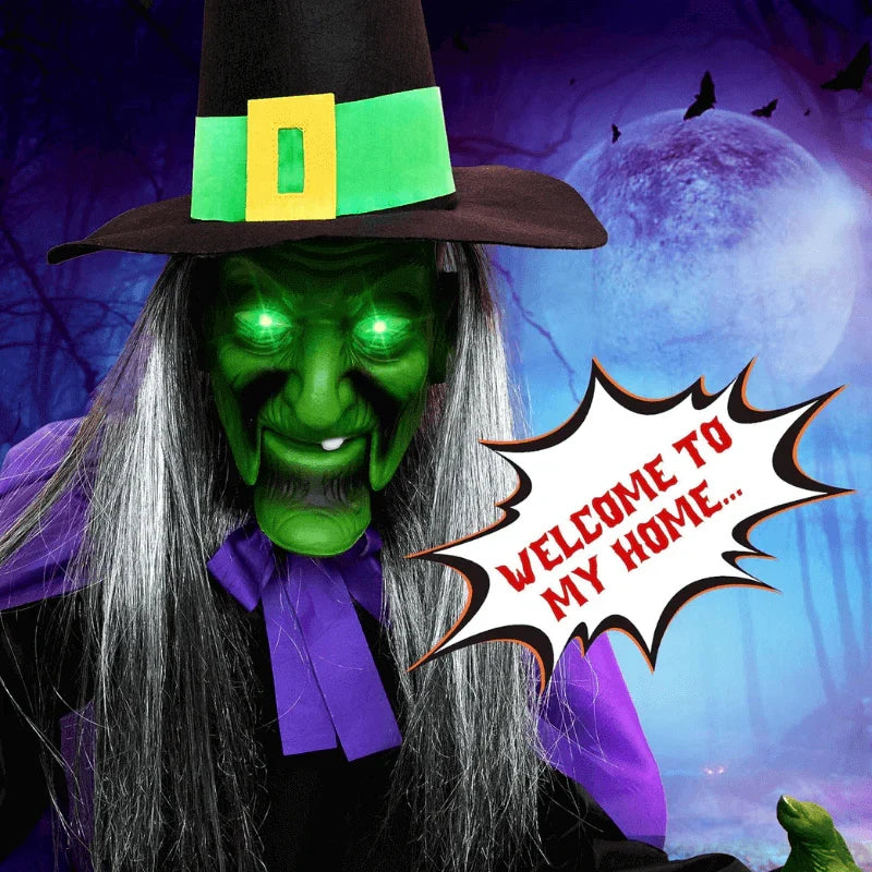 Annies-fashion – Flying Broom Halloween Decor