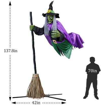 Annies-fashion – Flying Broom Halloween Decor