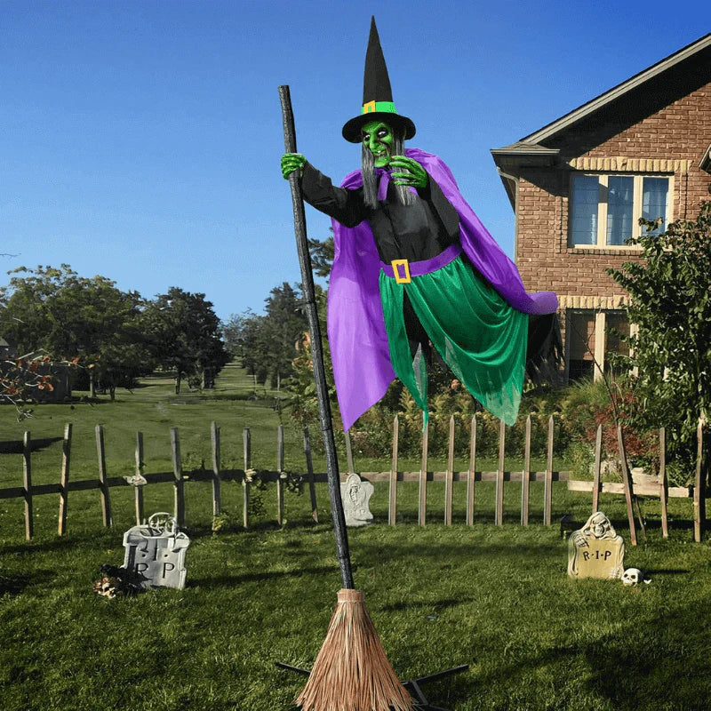 Annies-fashion – Flying Broom Halloween Decor
