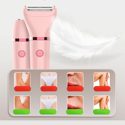 Women's Electric Shaver | 3-in-1 Rechargeable Wet & Dry Grooming Kit
