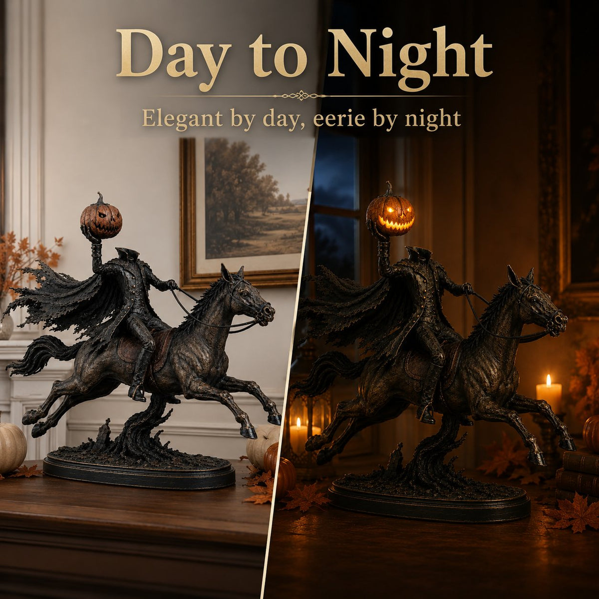 Annies-fashion – Headless Horseman Halloween Statue