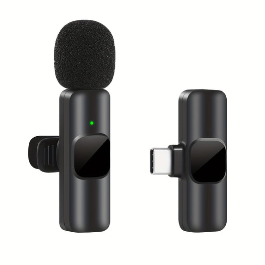 Professional Wireless Microphone | USB-C Lavalier for Content Creation