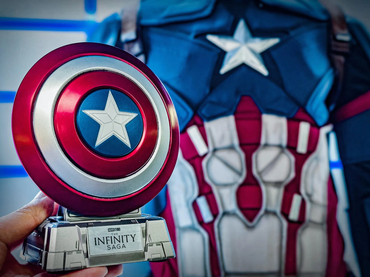 Superhero Shield Display Bust