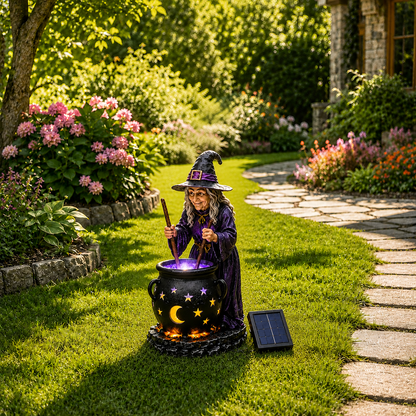 Annies-fashion – Outdoor Magical Cauldron Garden Light
