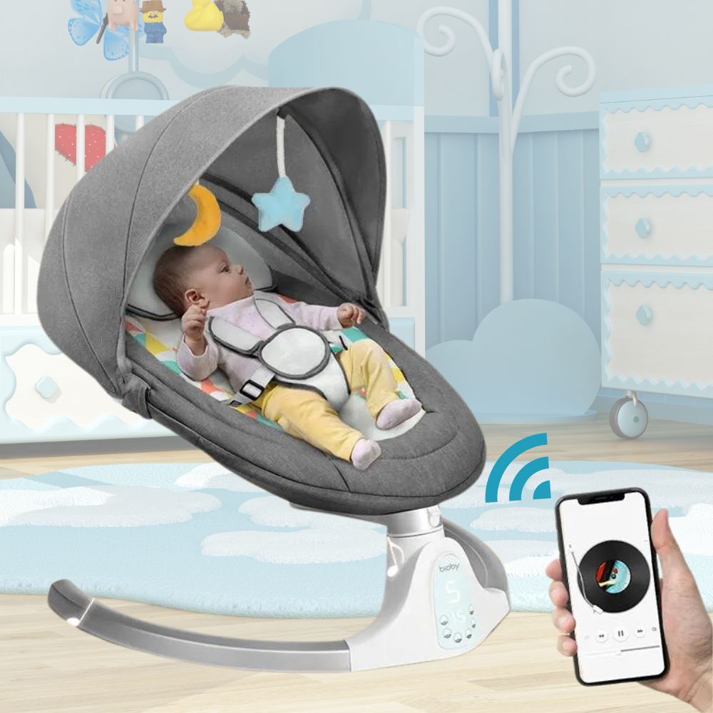 Annie’s Fashion Ultimate 2-in-1 Baby Swing and Rocker – Infant Soothing Chair for Naps & Play