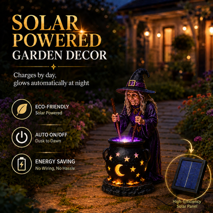 Annies-fashion – Outdoor Magical Cauldron Garden Light