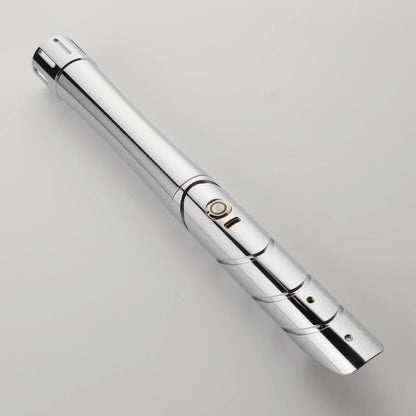 LED Cosplay Saber with Polished Silver Metal Hilt