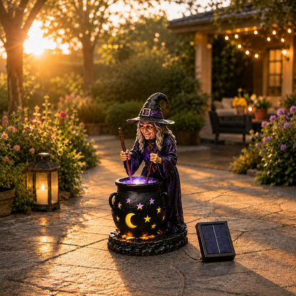 Annies-fashion – Outdoor Magical Cauldron Garden Light
