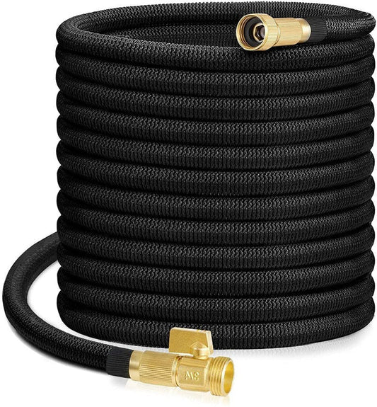 Annie’s Fashion Expandable Garden Hose – Heavy Duty Flexible Water Hose with Nozzle