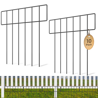 Annie’s Fashion Heavy Duty Outdoor Garden Mounted Metal Dog Barrier Fence