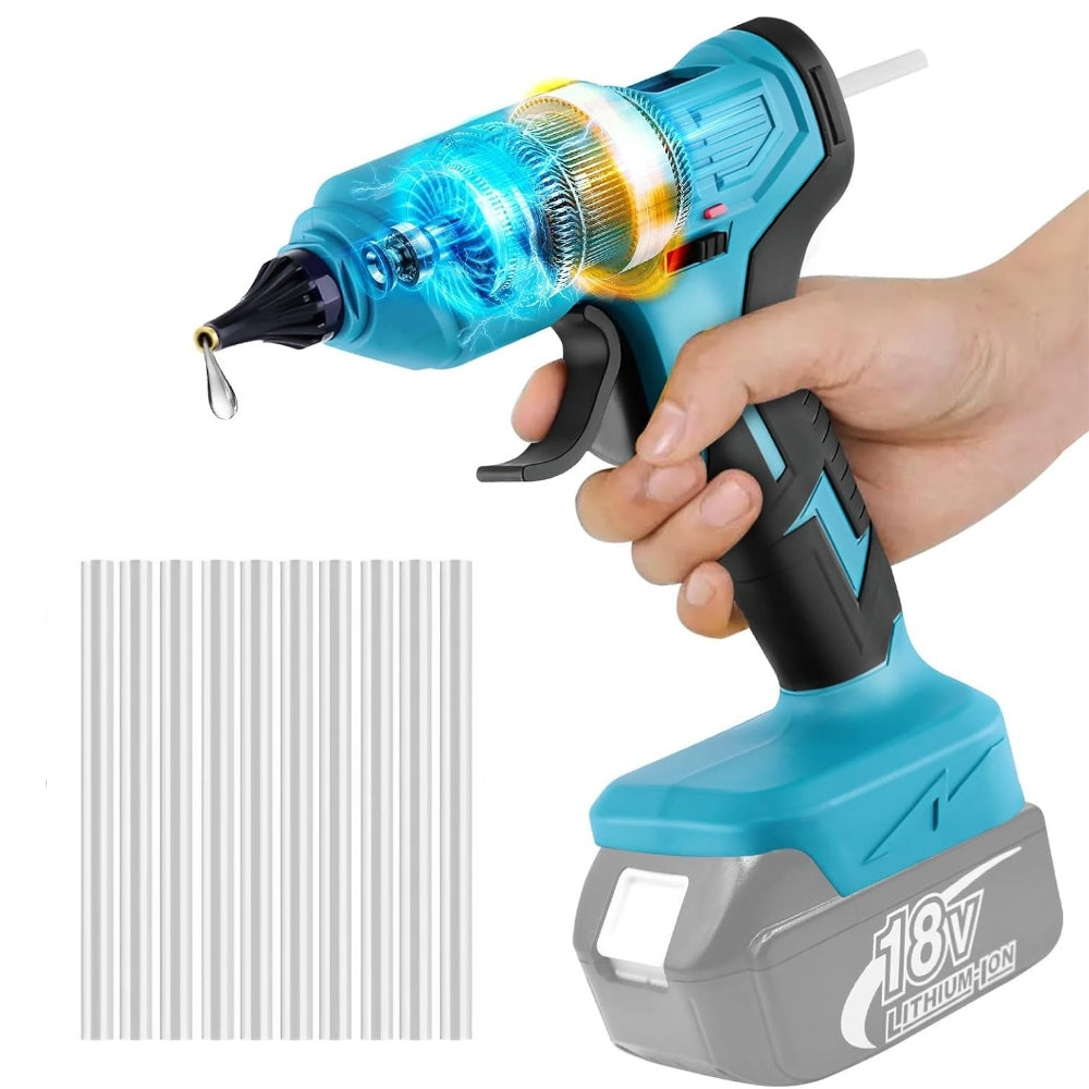 Annie’s Fashion Battery Powered Cordless Hot Glue Gun with Glue Sticks