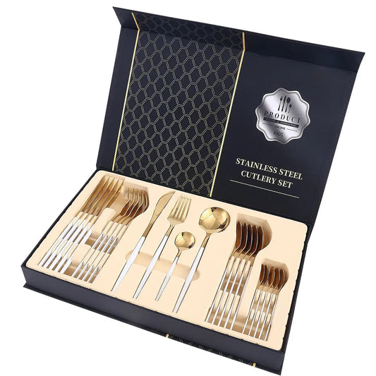 Annie’s Fashion 24 pieces Stainless Steel Flatware
