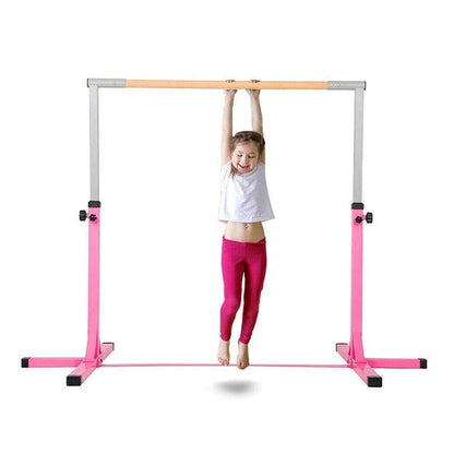 Annie’s Fashion Training Gymnastics Bar – Home Horizontal Bar with Adjustable Height Settings