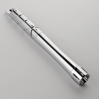 LED Cosplay Saber with Polished Silver Metal Hilt