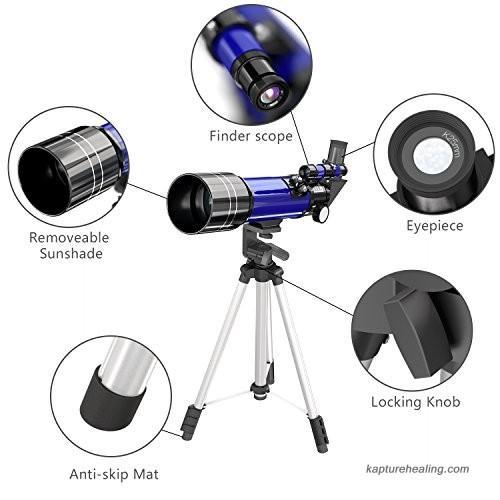 Annie Space Telescope Pro for Beginners Equipped with 150X magnification and 3X Barlow lens Blue - Image 2