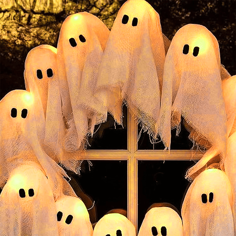 Annies-fashion – Eerie Illuminated Halloween Wreath