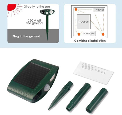 Annie Ultrasonic Solar Deer Repeller – Motion Sensor Animal Deterrent for Garden & Yard - Image 11