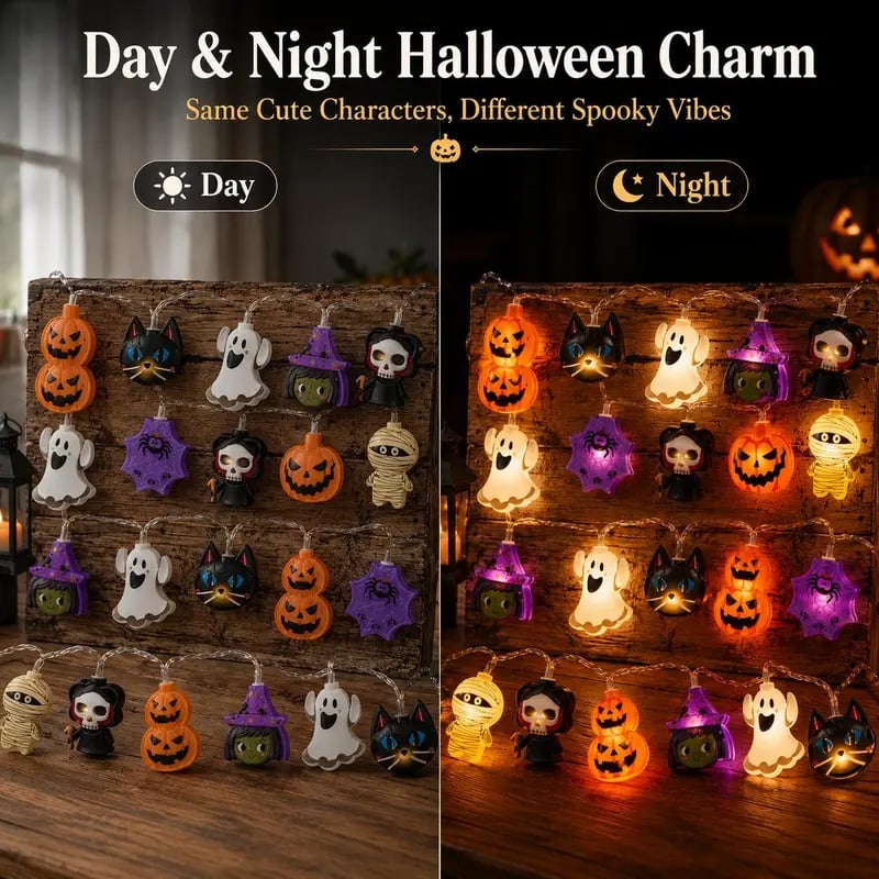Annies-fashion – Pumpkin LED String Lights