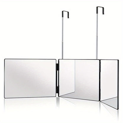 3-Panel Wall Mirror | Adjustable Height Rotating Design