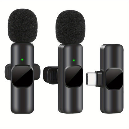 Professional Wireless Microphone | USB-C Lavalier for Content Creation