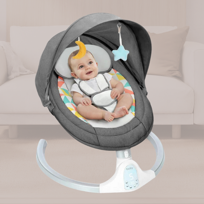 Annie’s Fashion Ultimate 2-in-1 Baby Swing and Rocker – Infant Soothing Chair for Naps & Play
