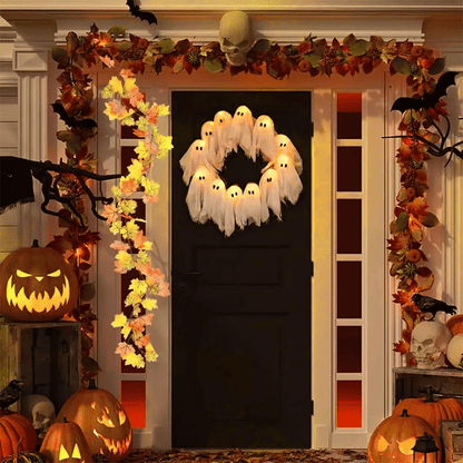 Annies-fashion – Eerie Illuminated Halloween Wreath