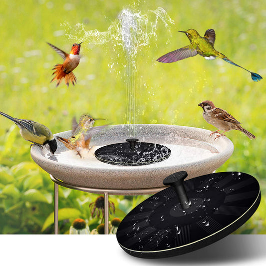 Solar Bird Bath Fountain | Solar-Powered Garden Water Feature