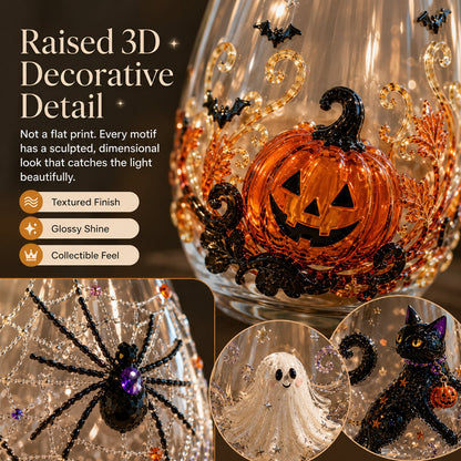 Annies-fashion – Artisan Halloween Drinking Glass