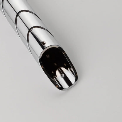 LED Cosplay Saber with Polished Silver Metal Hilt