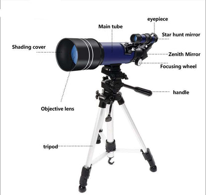 Annie Space Telescope Pro for Beginners Equipped with 150X magnification and 3X Barlow lens Blue - Image 4