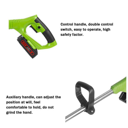 Annie’s Fashion Heavy Duty Cordless Strimmer & Brush Cutter – 2000mAh Battery, 240 Min Runtime