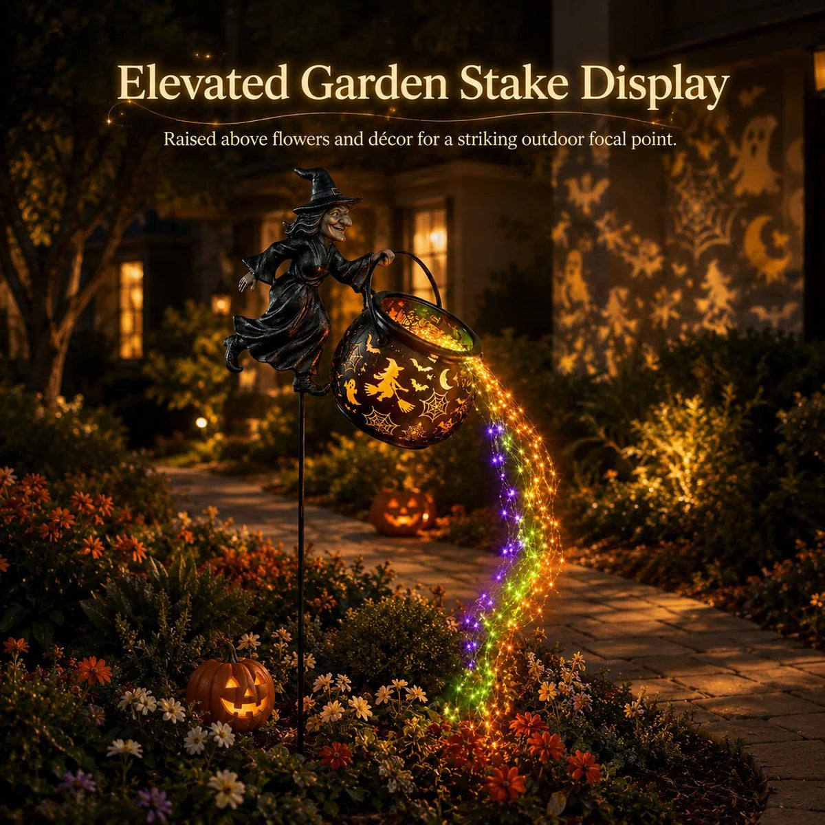 Annies-fashion – Halloween Witch Garden Light