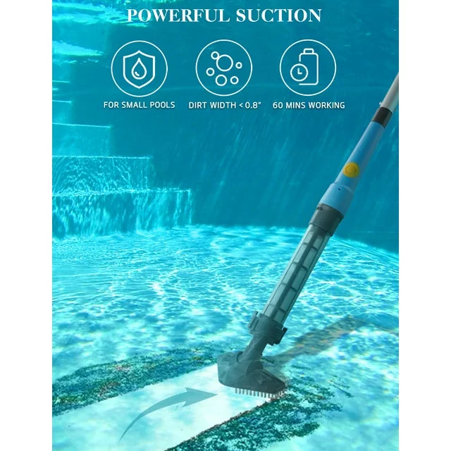 Annie’s Fashion Handheld Telescoping Pool Vacuum Cleaner